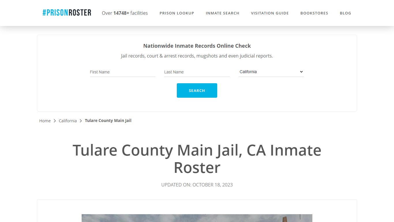 Tulare County Main Jail, CA Inmate Roster - Prisonroster